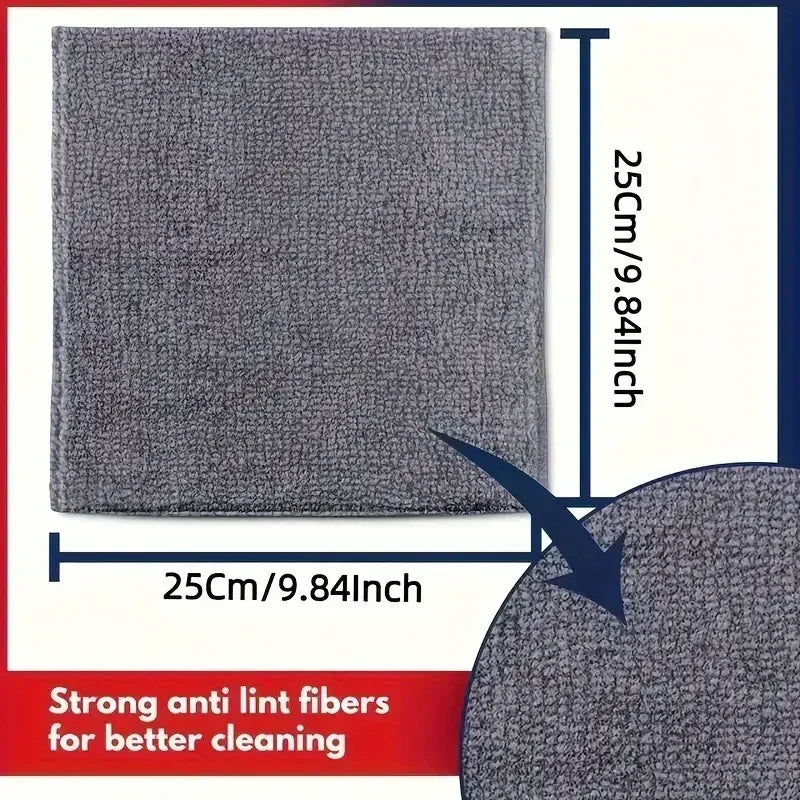 Microfiber Cleaning Cloths – Absorbent Polishing Towels for Car & Kitchen – 5PCS | Gearelo