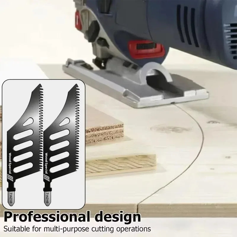 T142HB Heavy-Duty Jigsaw Blades – T-Shank Coarse Flush Cut, Multi-Pack | Gearelo