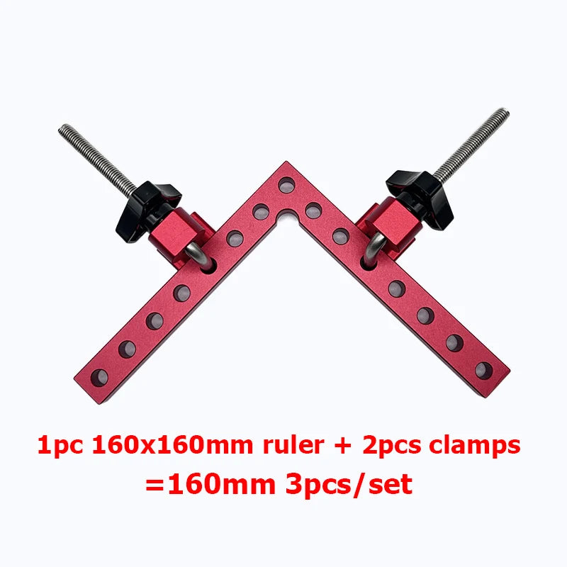 90° Woodworking Corner Clamp Set – Right Angle Positioning Squares for Cabinets | Gearelo