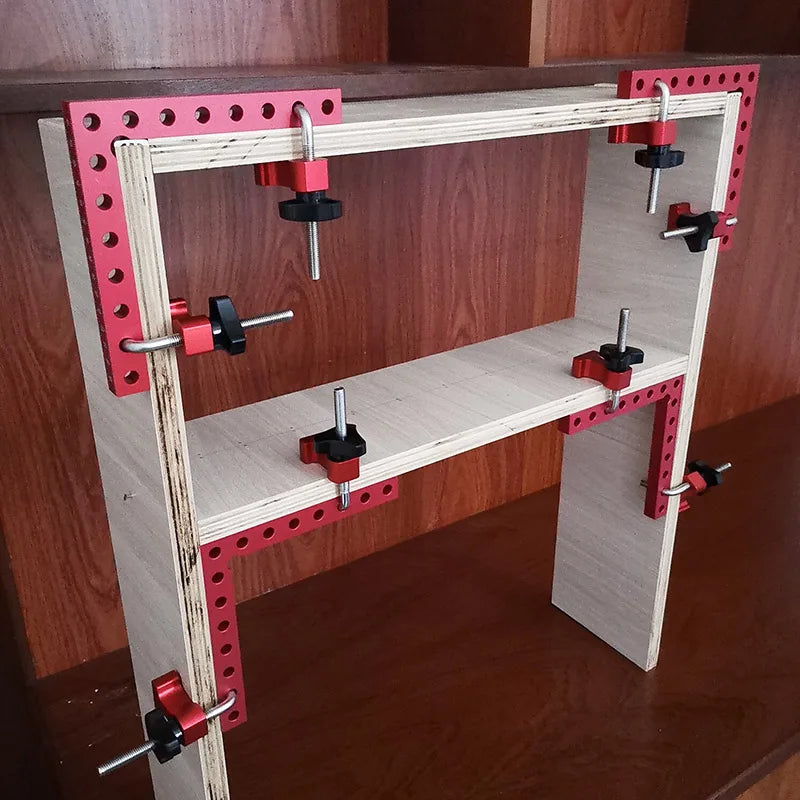 90° Woodworking Corner Clamp Set – Right Angle Positioning Squares for Cabinets | Gearelo