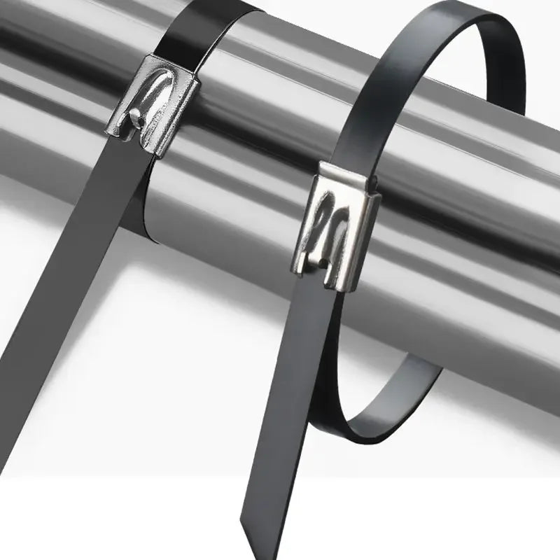 Stainless Steel Self-Locking Cable Ties – Heavy Duty, 10–100 Pack – 30CM | Gearelo