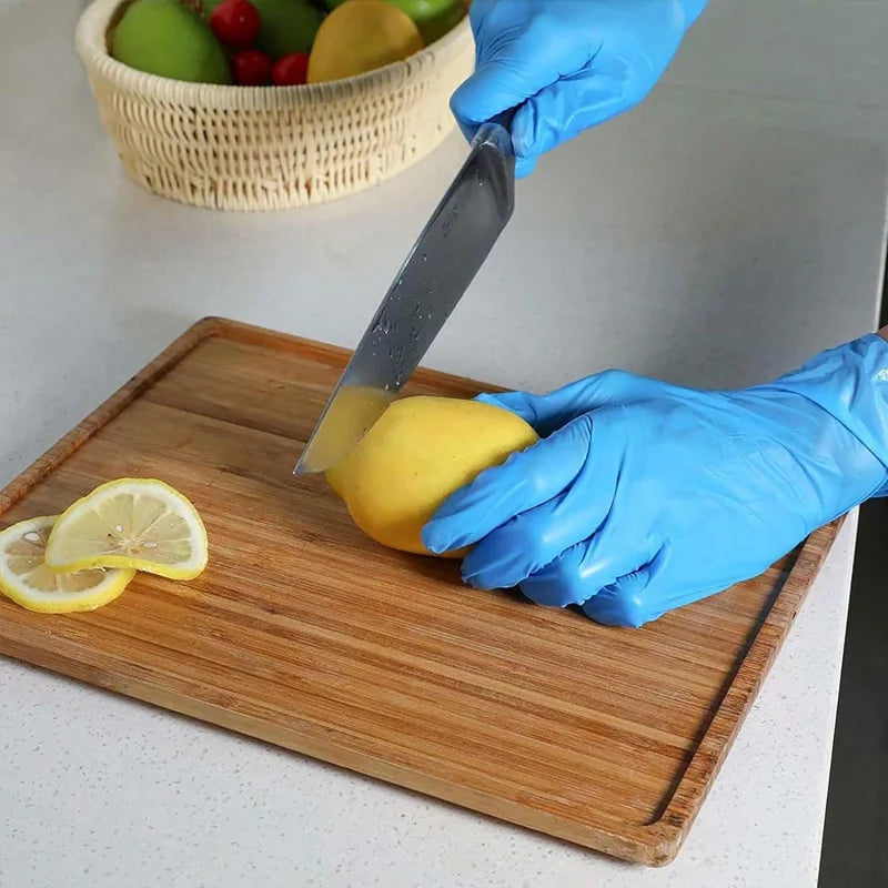 Nitrile Disposable Gloves 100pc – Puncture-Resistant Kitchen Gloves | Gearelo
