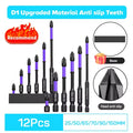 Magnetic Impact Screwdriver Bits – 6 or 12pc Non-Slip Phillips Hex Shank | Gearelo