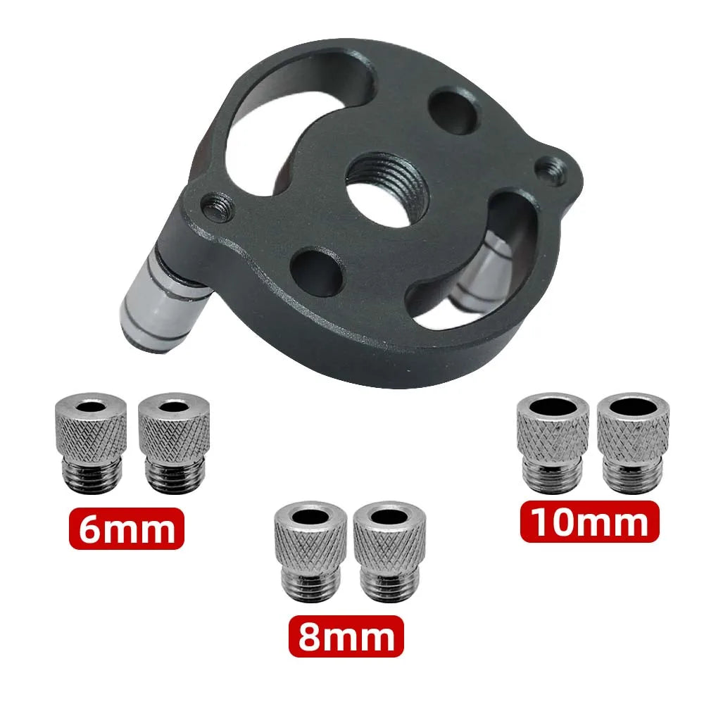 Dowel Jig Kit – Self-Centering Drill Guide with Steel Bushings, Woodworking Hole Locator | Gearelo