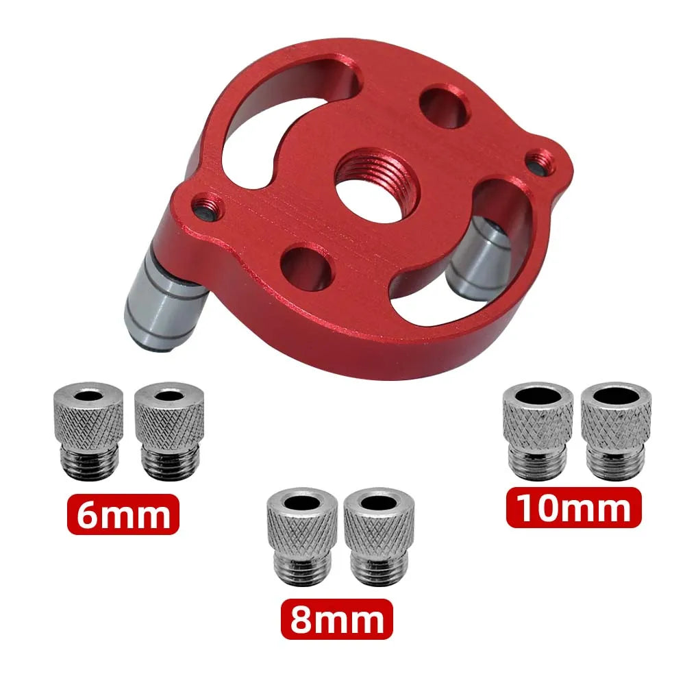 Dowel Jig Kit – Self-Centering Drill Guide with Steel Bushings, Woodworking Hole Locator | Gearelo