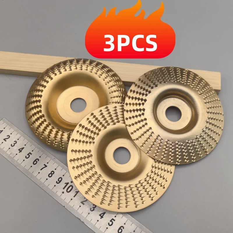 Woodworking Grinding Disc Set 3-Piece – 100mm Abrasive Angle Grinder | Gearelo