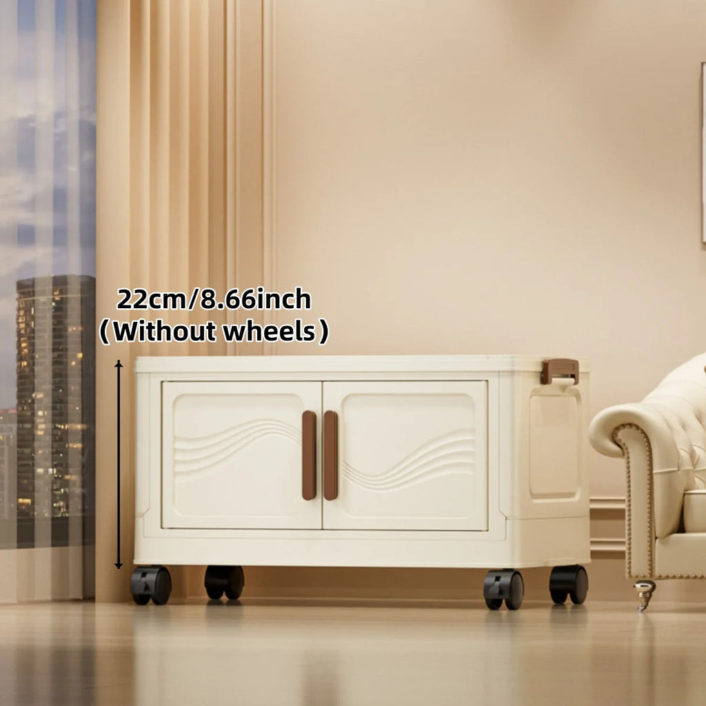 Foldable Storage Box with Clear Door – Clothes, Books & Toy Organizer | Gearelo