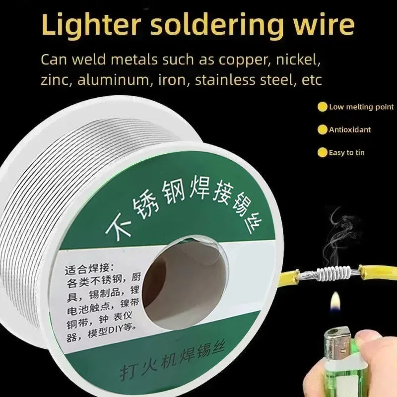 Rosin Core Soldering Tin Wire – 0.8/1.0mm Electrical Welding, 20–100g – 1.0mm 20g 1pcs | Gearelo