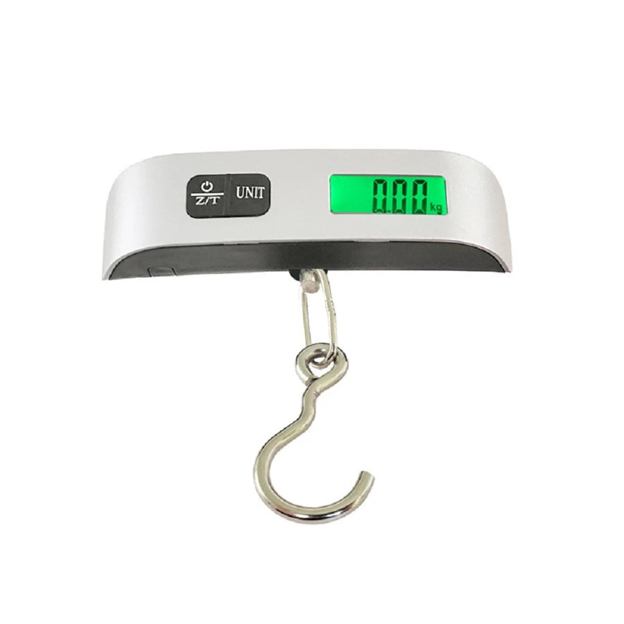 Digital Luggage Scale – 110lb/50kg LCD Hanging Travel Baggage Weigher | Gearelo