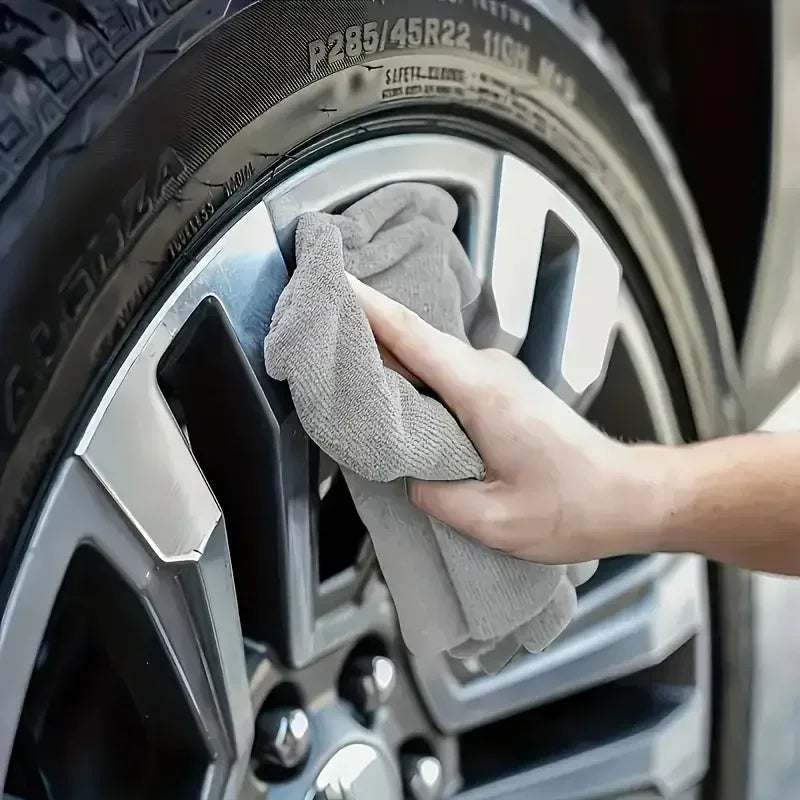 Microfiber Cleaning Cloths – Absorbent Polishing Towels for Car & Kitchen – 10PCS | Gearelo