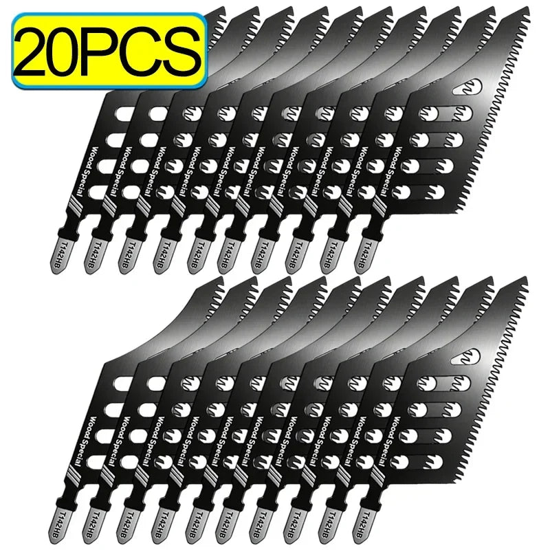 T142HB Heavy-Duty Jigsaw Blades – T-Shank Coarse Flush Cut, Multi-Pack | Gearelo