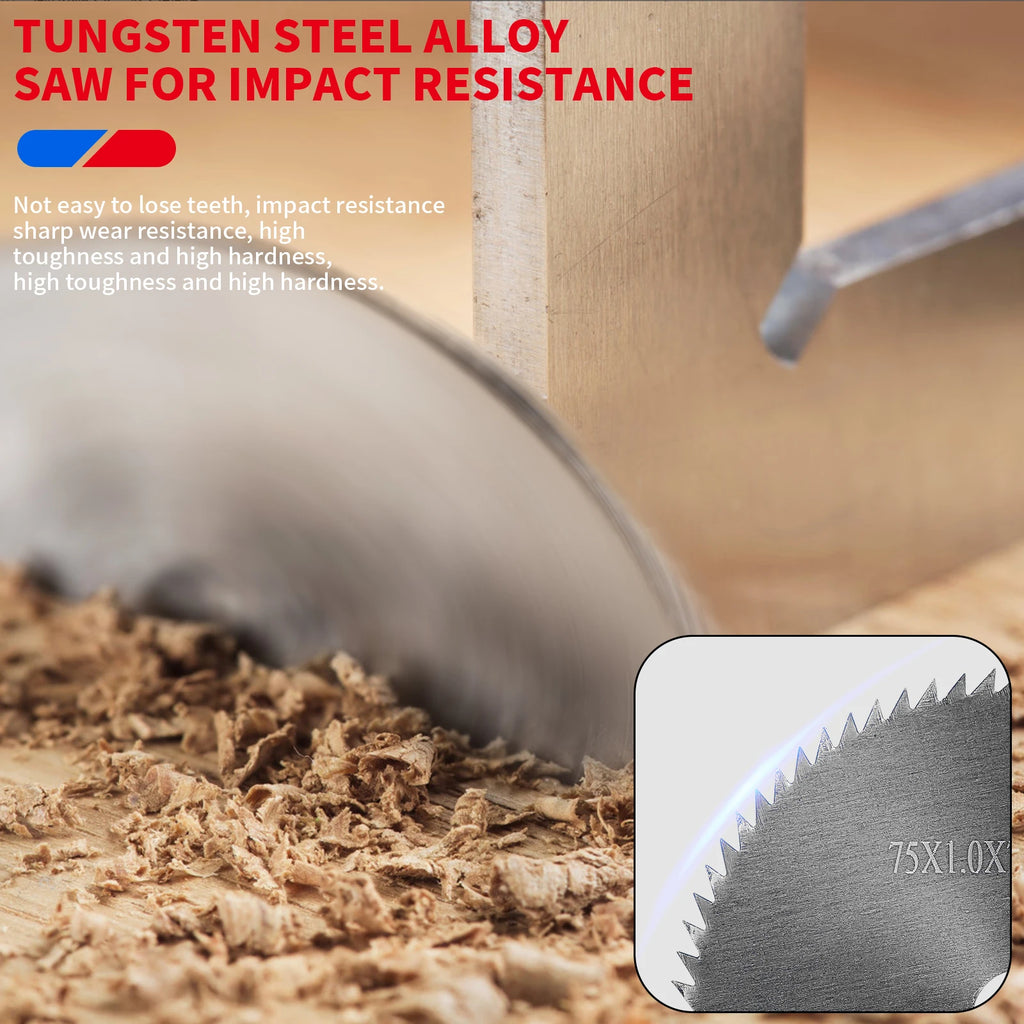 3Inch Carbide Circular Saw Blade Cutting Disc Power Tool Accessories for Wood Plastic Cutting 72T Saw Disc