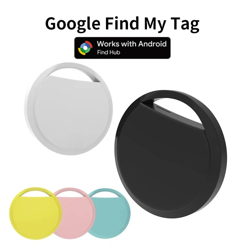 Android Bluetooth tracker Google Find Hub smart tag 4 colors