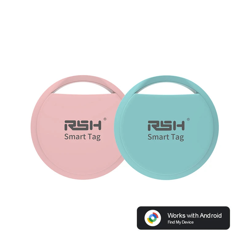 Android tracker 2-pack blue and pink Google Find Hub