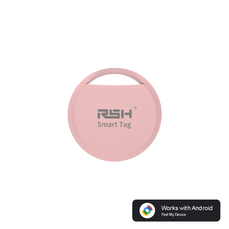 Android Bluetooth tracker single pink Google Find Hub