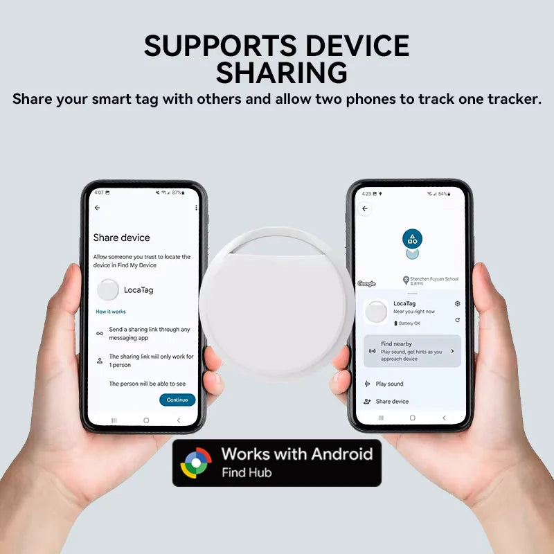 Android tracker supported devices Samsung Xiaomi Pixel