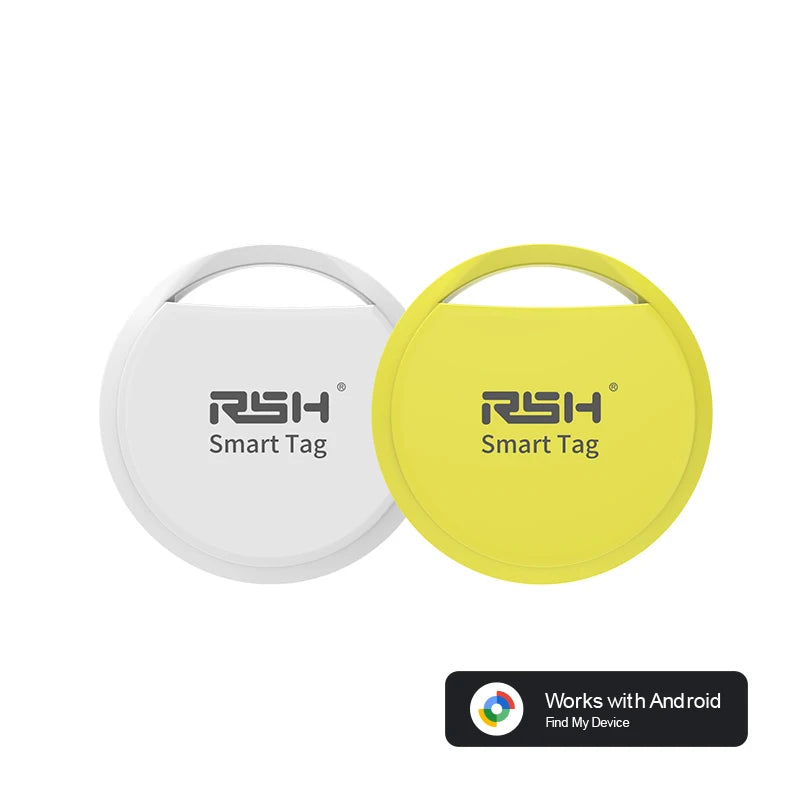 Android tracker 2-pack yellow and white Google Find Hub