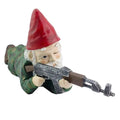 Army garden gnome Type 1 prone sniper pose — 9cm resin figurine