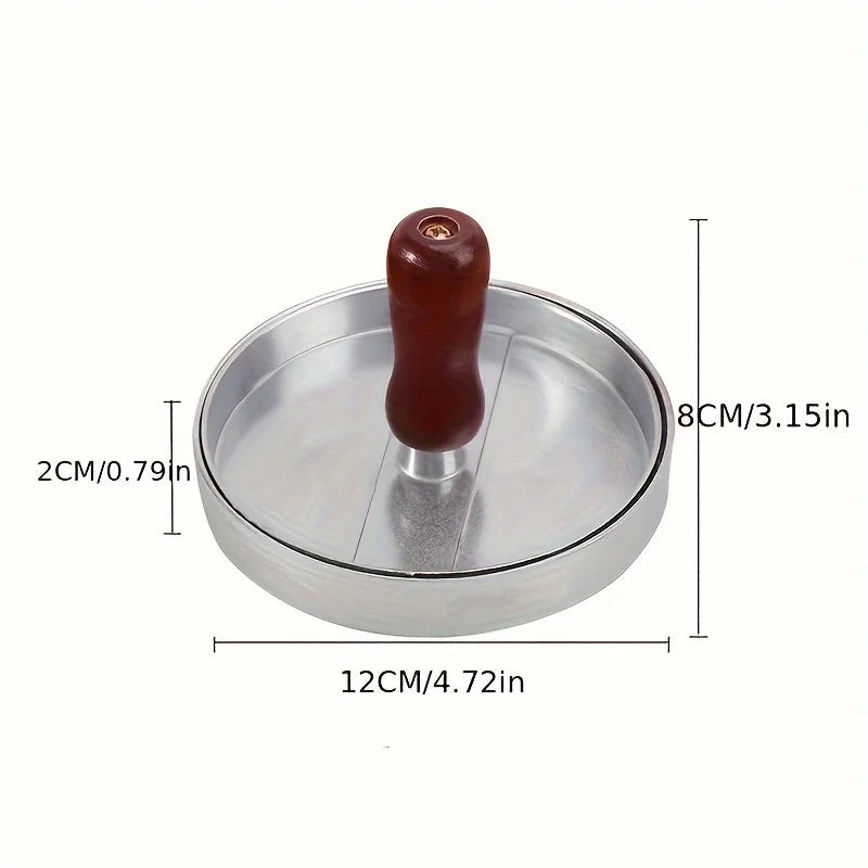 Burger press patty maker dimensions 12x12x8 cm specifications