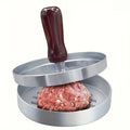 Non-stick burger press patty maker with raw beef patty aluminum alloy