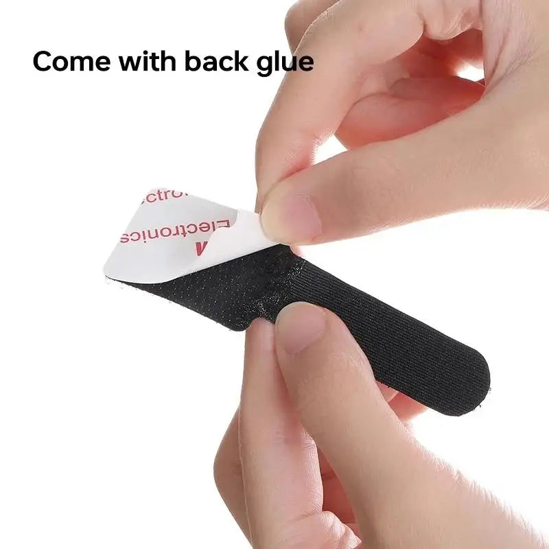 Cable tie strong bonding desk edge no trace removal wire organizer
