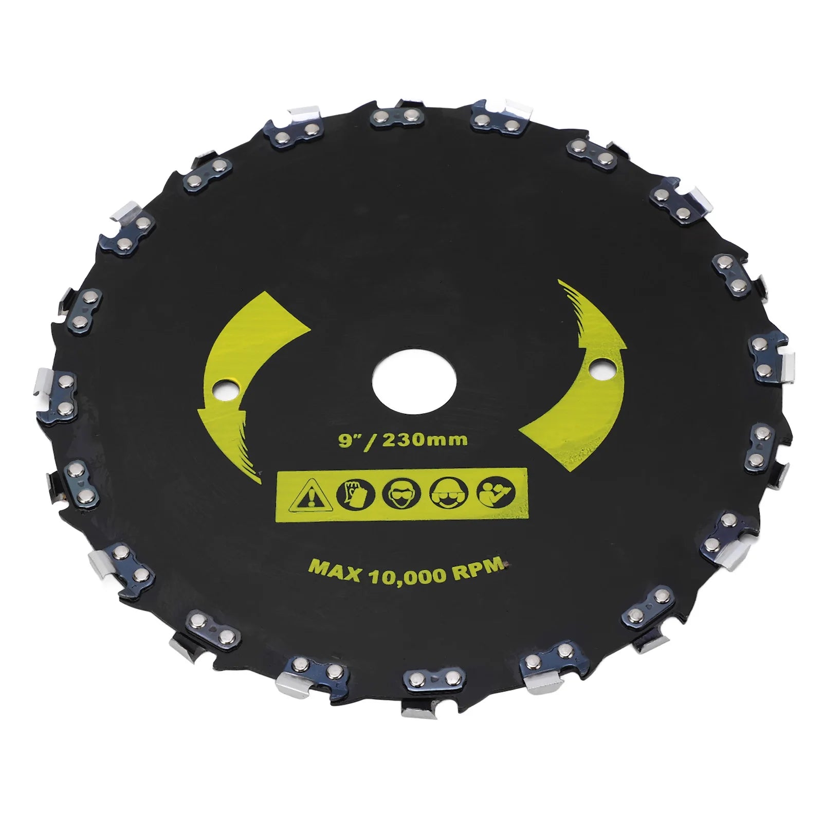 Chain Saw Disc Chainsaw Wheel Disc Right Angle Chain Disc Alloy Steel Blade Chainsaw Wheel Disc for Wood Plastic Carving Shaping