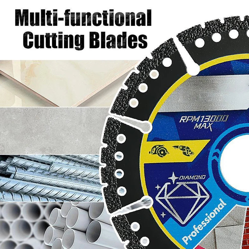 Multi-function diamond blade tile concrete rebar PVC metal