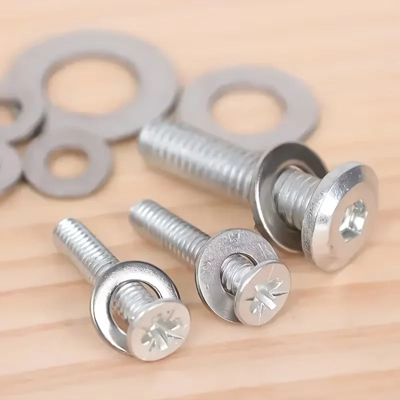 180pc flat washer assortment organized storage box compartments