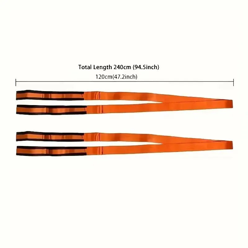 Moving straps dimensions 240cm total length 120cm per side