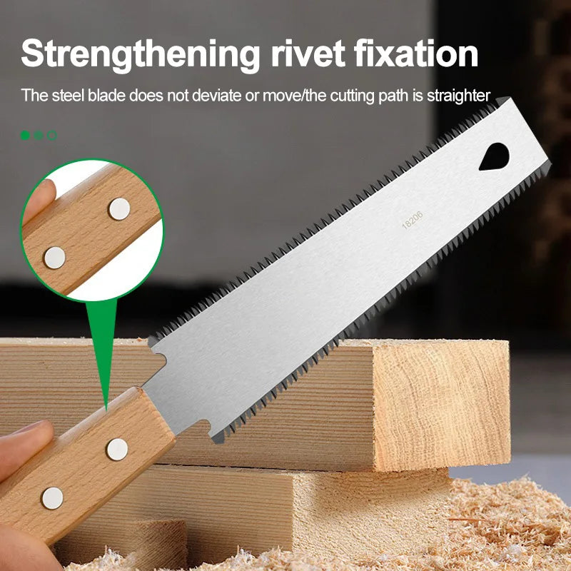 Japanese hand saw features flush cut pull stroke woodworking