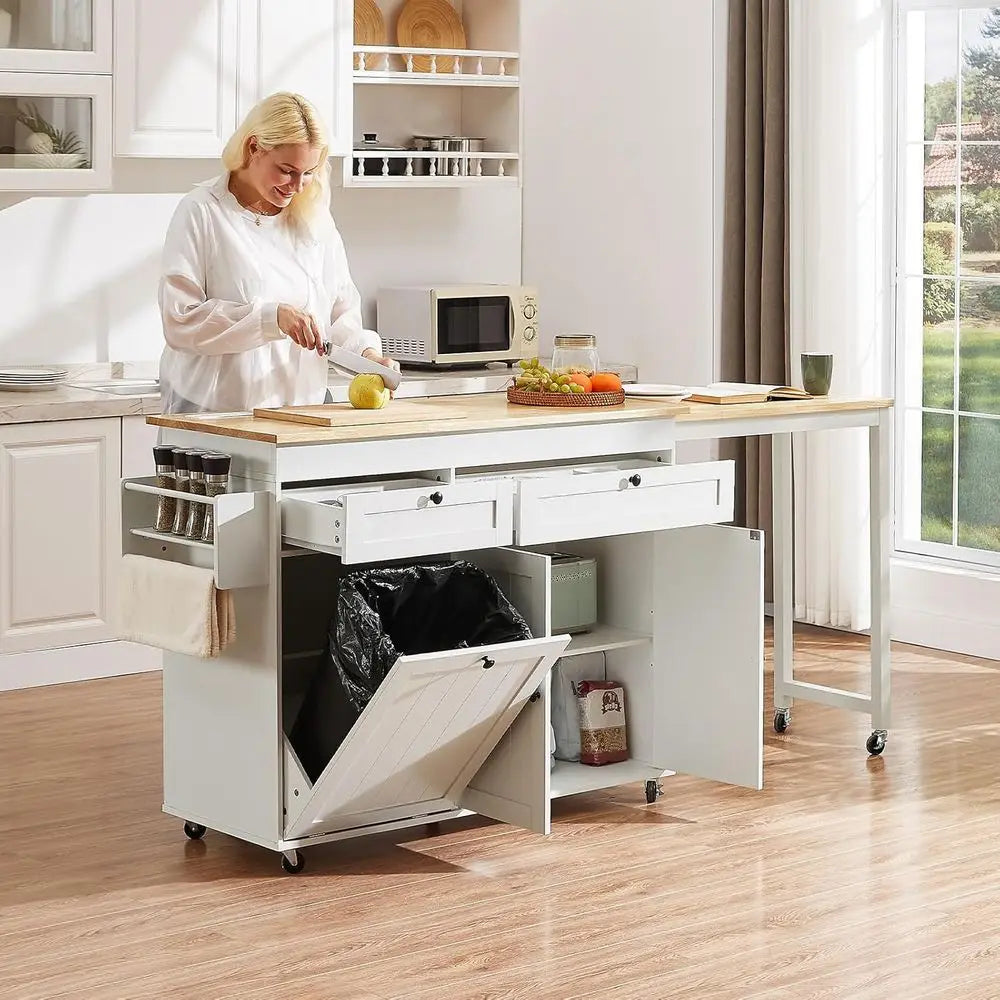 Kitchen island cart dimensions drawers and storage specs