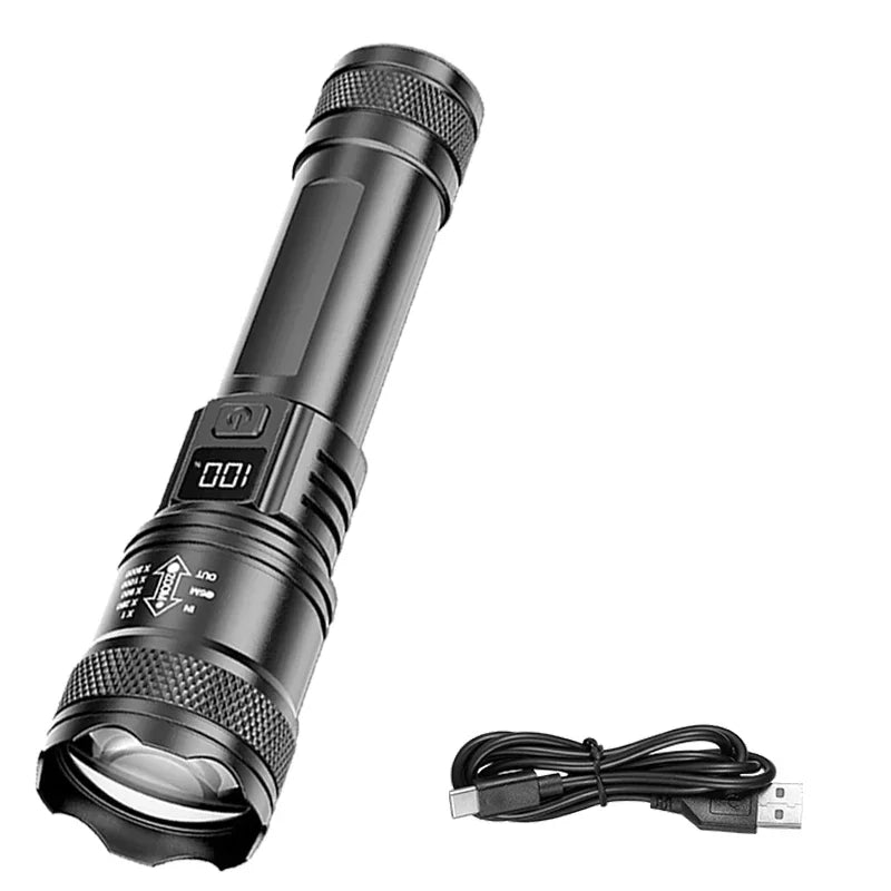 P50 tactical flashlight size comparison hand held EDC