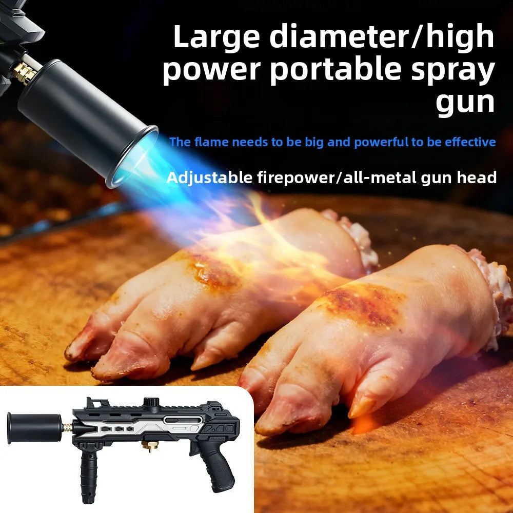 Propane weed burner torch large flame outdoor campfire starter