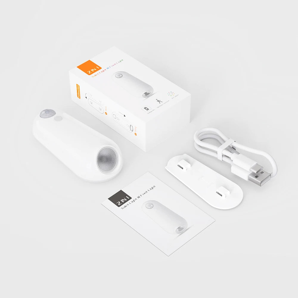 RGB motion sensor night light 2-piece set — value pack