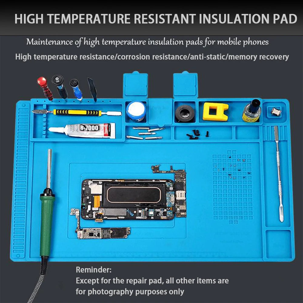 Silicone heat insulation repair mat features diagram high temperature resistant