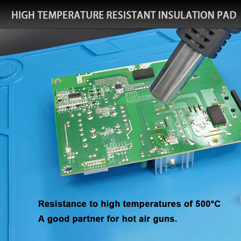 Silicone repair mat size options small medium comparison