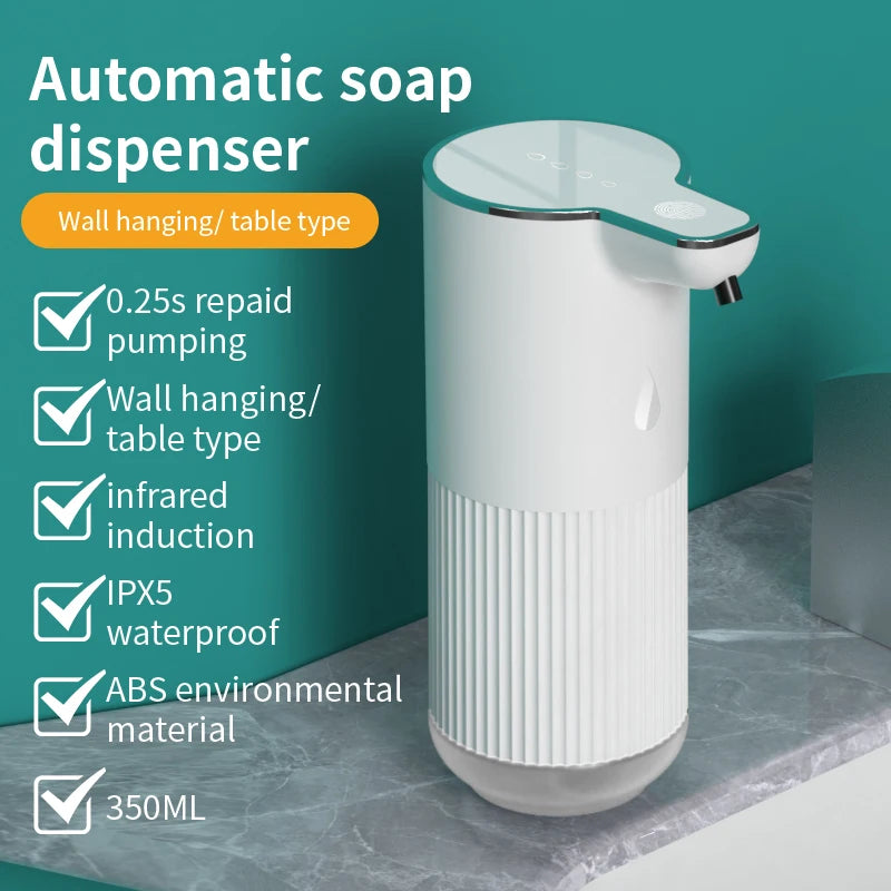 Automatic soap dispenser features touchless sensor 0.25s dispensing