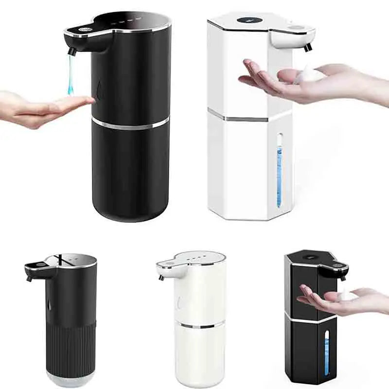 Automatic soap dispenser black and white color variants