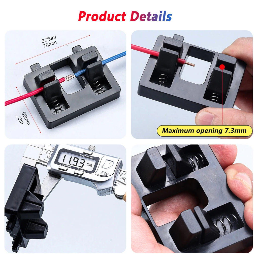 Single soldering fixture clamp 1pc industrial silicone black