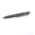 Grey aviation aluminum tactical pen EDC glass breaker tool